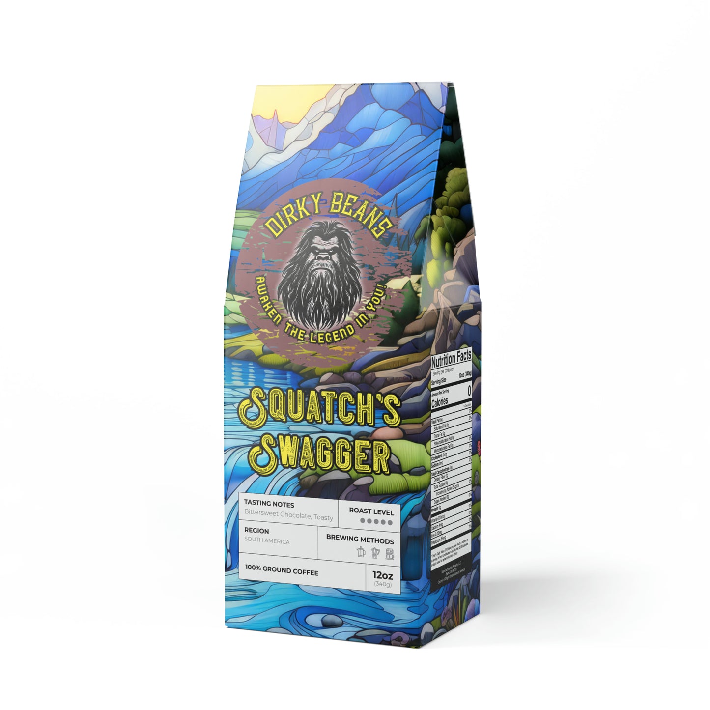 Squatch's Swagger: Get Bold with Dark French Roast Coffee