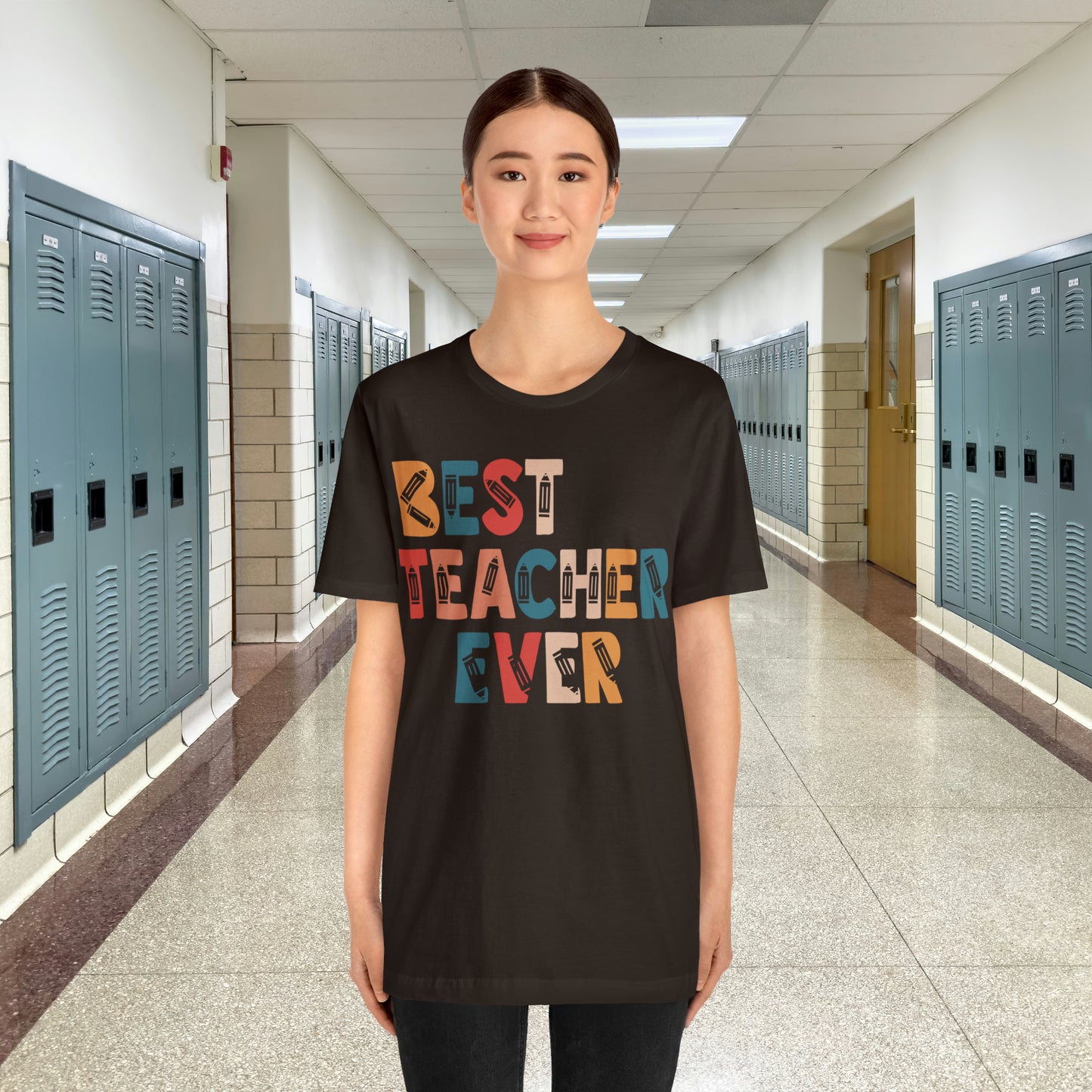 Best Teacher Ever Unisex Jersey Short Sleeve Tee