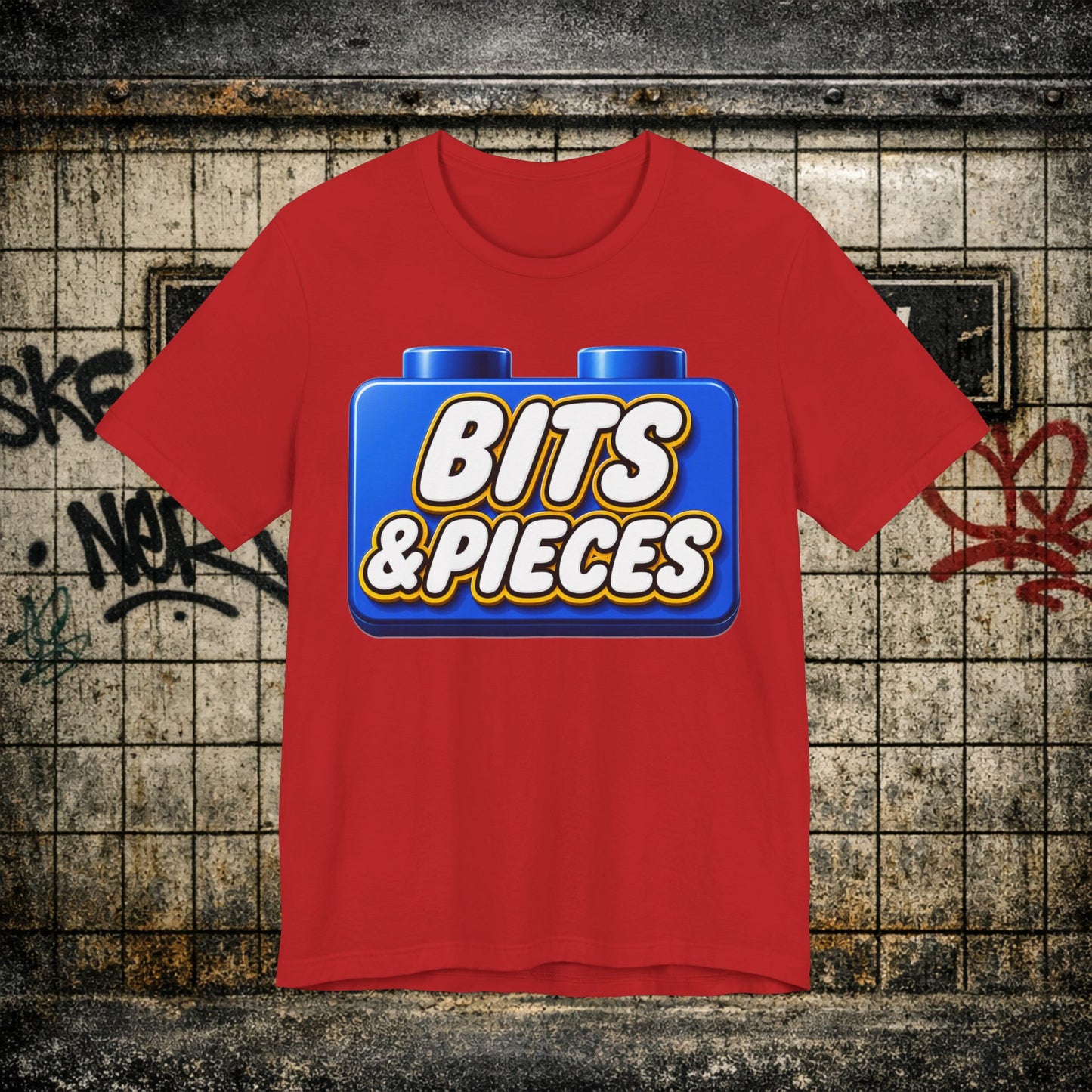 Bits & Pieces Graphic Tee One Size Fits All… Jokes?”