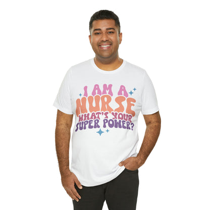 Comfy and Stylish Bella+Canva 3001 Nurse T-Shirt: Perfect Gift for Professionals & Nursing Students, Soft Fabric, Various Sizes Available