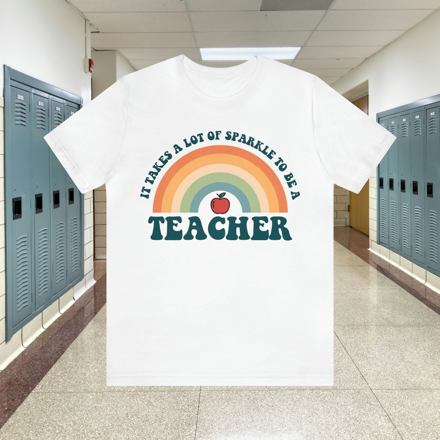 It takes alot of Sparkle to be a Teacher Unisex Jersey Short Sleeve Tee