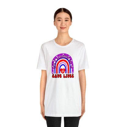 It's a Good Day to Save Lives, Nurse Unisex Jersey Tee Bella+Canvas 3001 Healthcare Gift Medical Students, Various Sizes Available