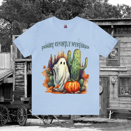 Desert Ghostly Mysteries Western Halloween Unisex Jersey Short Sleeve Tee Gifts for Him Gifts for Her