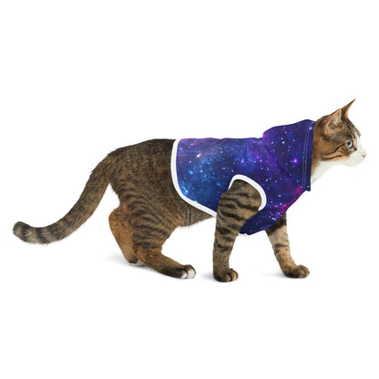 Purple Beyond the Stars Outer Space Out of this World Pet Hoodie