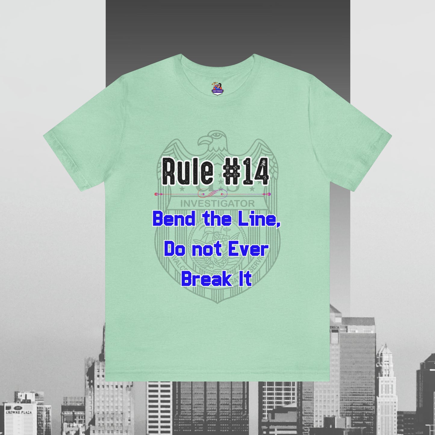 Rules of Gibbs #14 Bend the Line, Do not Break the Line Unisex Jersey Short Sleeve Tee