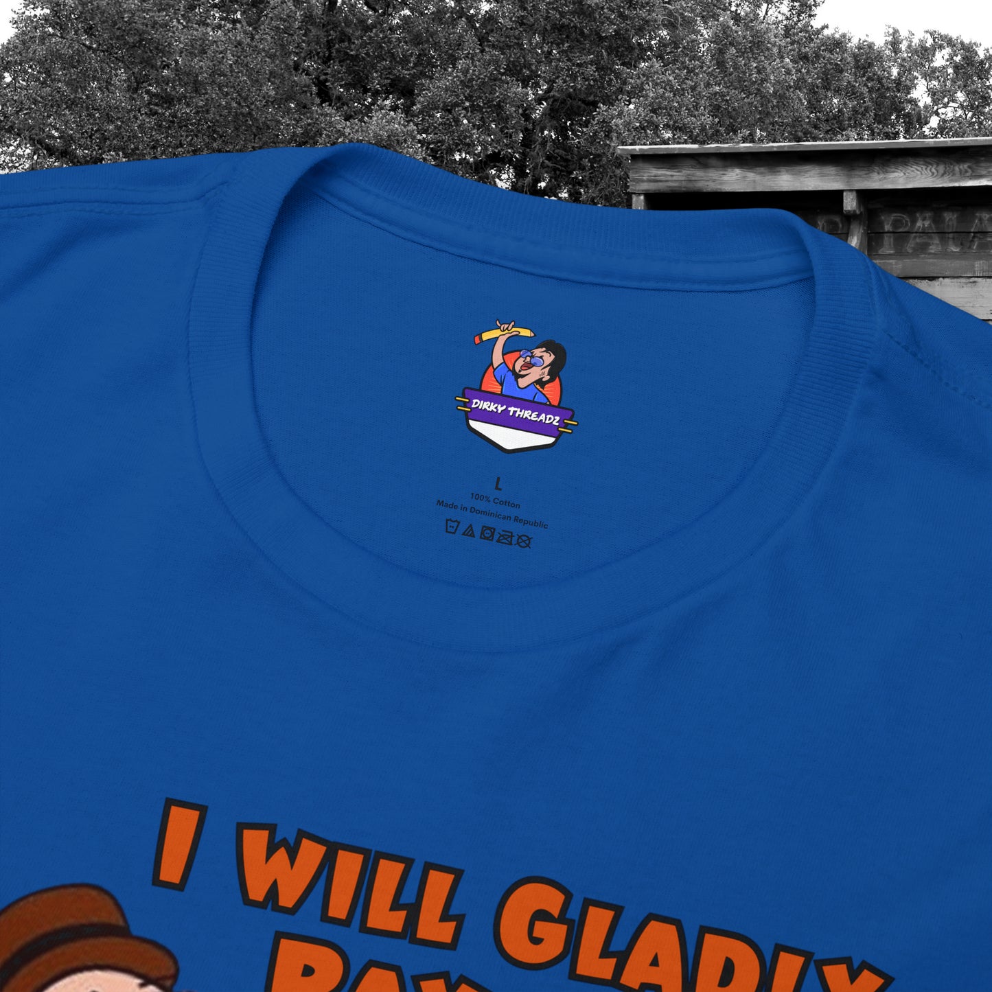 Wimpy's Classic Quote T-Shirt - 'I'll Gladly Pay You Tuesday for a Hamburger Today - Gildan 5000 Unisex Heavy Tee