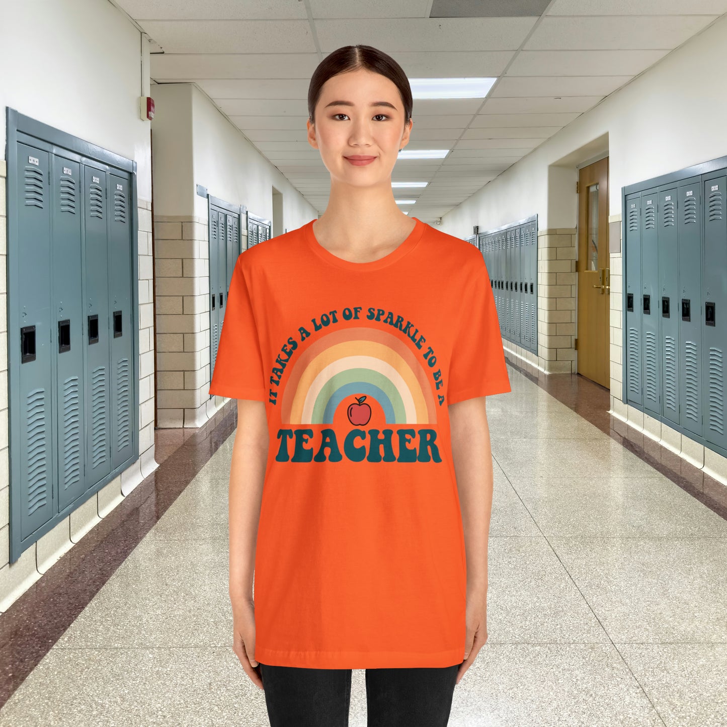 It takes alot of Sparkle to be a Teacher Unisex Jersey Short Sleeve Tee