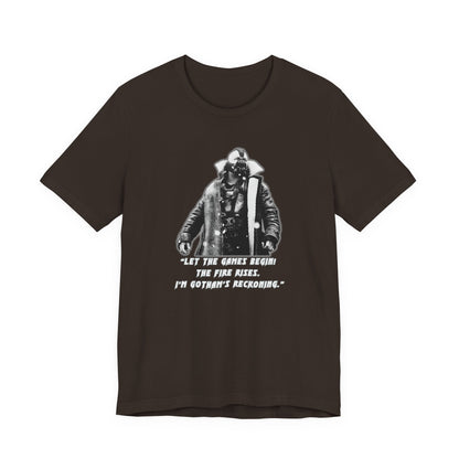 Gothams Reckoning Bane Inspired Unisex Jersey Tee Unleash Your Inner Villain