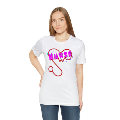 Nurse Love Unisex Jersey Tee Bella+Canvas 3001 Healthcare Gift Medical Students, Soft Fabric, Various Sizes Available