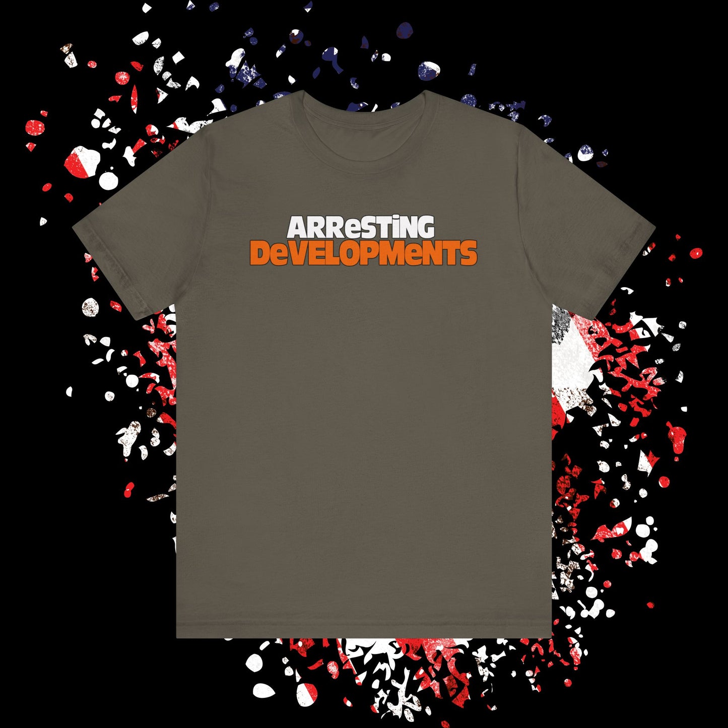 Arresting Developments Tee - Unisex Jersey Short Sleeve Shirt, Funny Graphic Tee, Gift for Detectives, Crime Show Lovers, Casual Wear