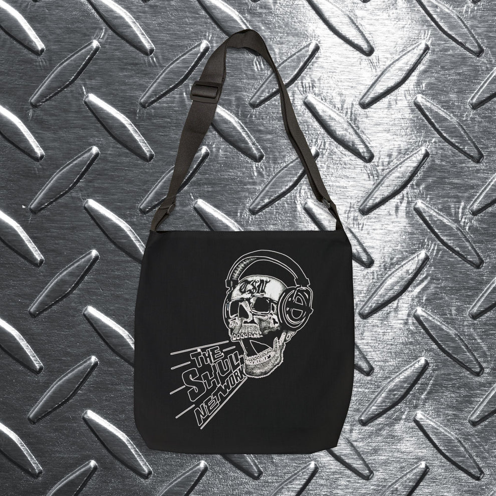 The Shuli Network from Space Chief Designs Adjustable Tote Bag (AOP) 1 ...