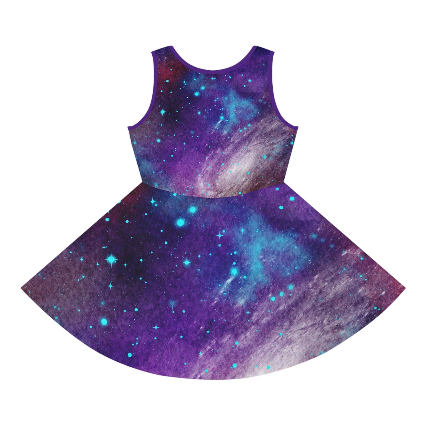 Outer Space Out of this World Girls' Sleeveless Sundress (AOP)