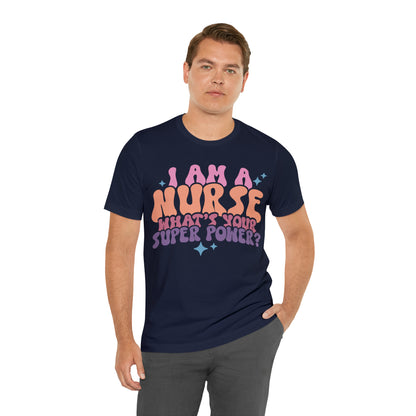 Comfy and Stylish Bella+Canva 3001 Nurse T-Shirt: Perfect Gift for Professionals & Nursing Students, Soft Fabric, Various Sizes Available