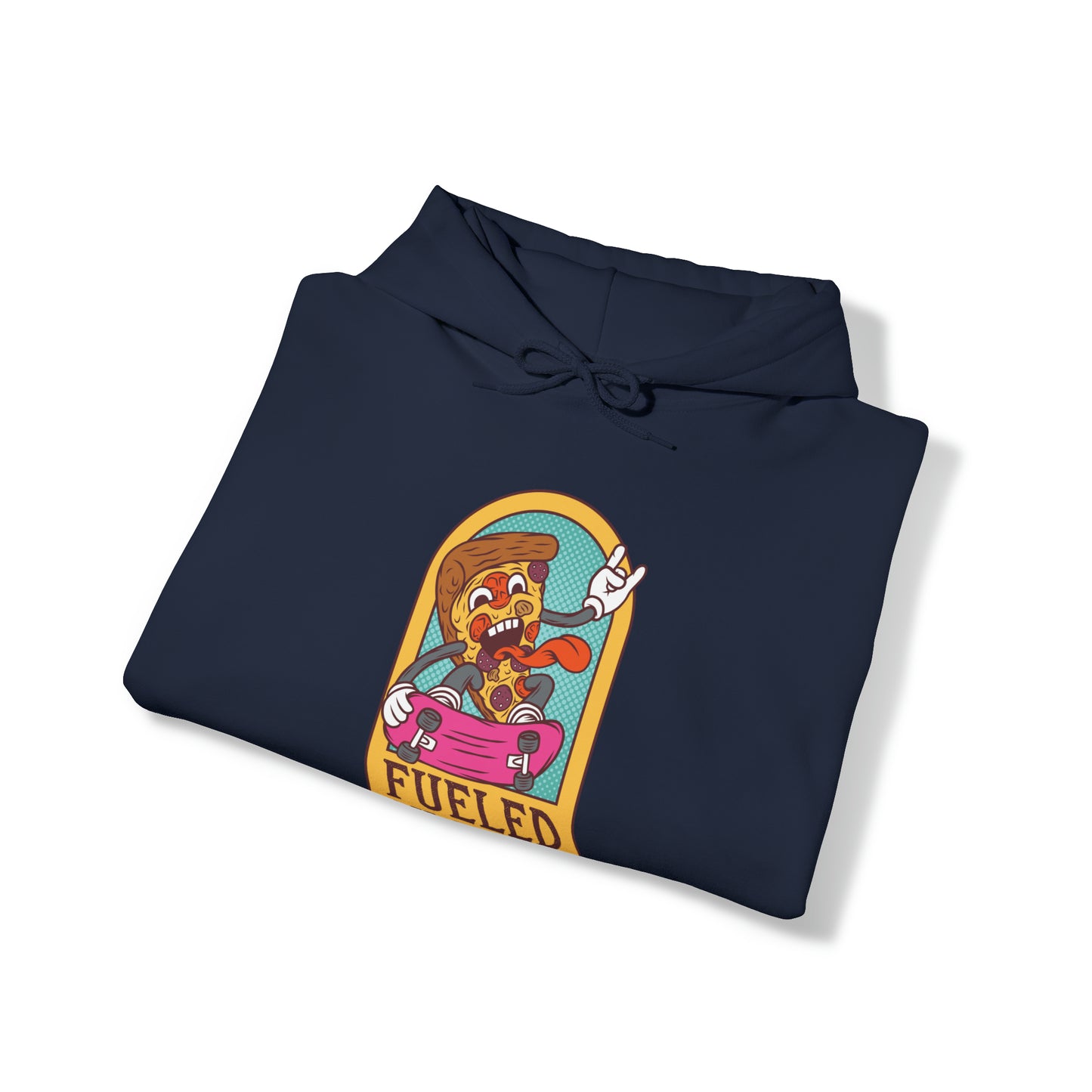 Fueled By Pizza Unisex Heavy Blend™ Hooded Sweatshirt