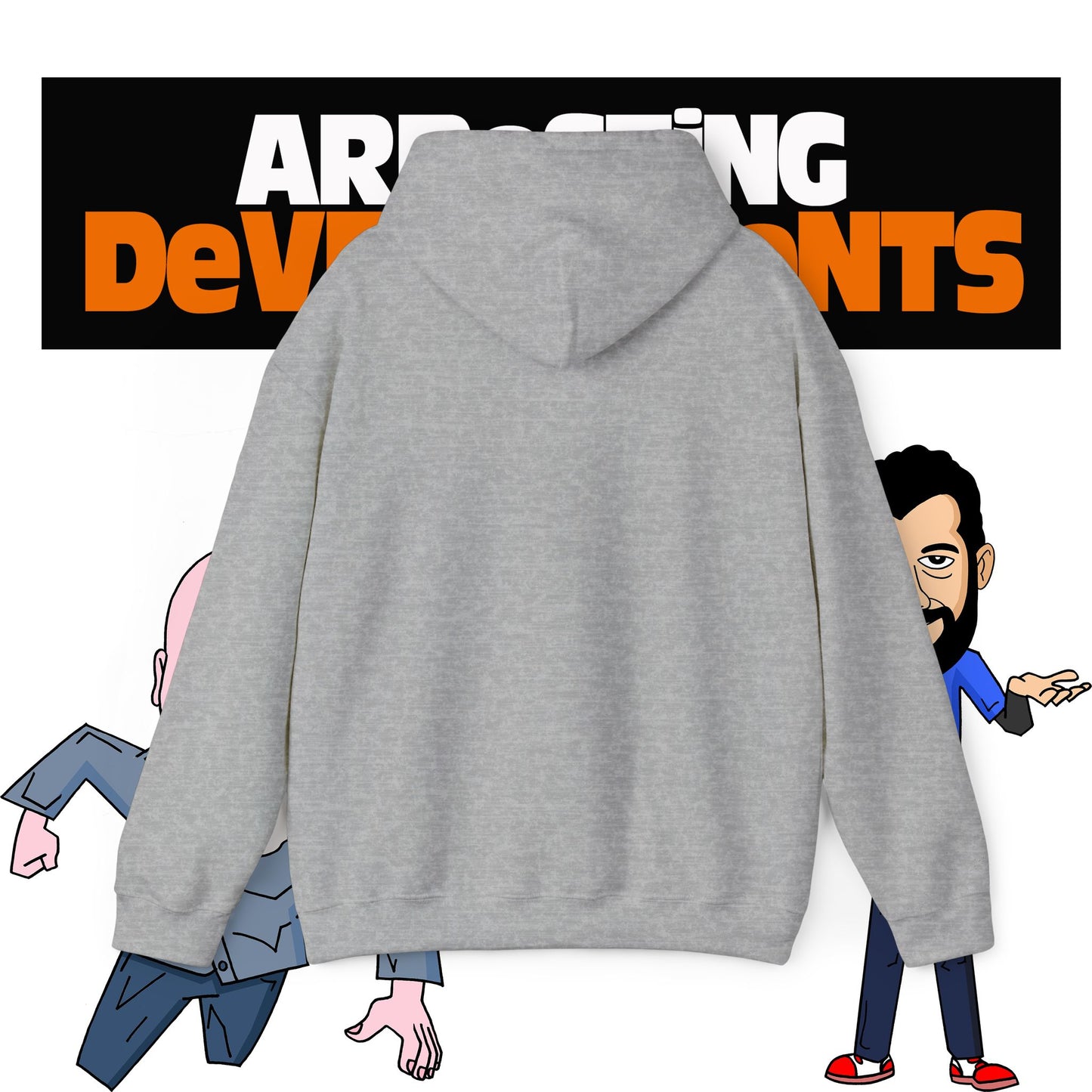 Arresting Developments Chaos Embroidered Hoodie – Official Podcast Merch for True Crime & Dabbleverse Fans Unisex Heavy Blend™ Hooded Sweatshirt