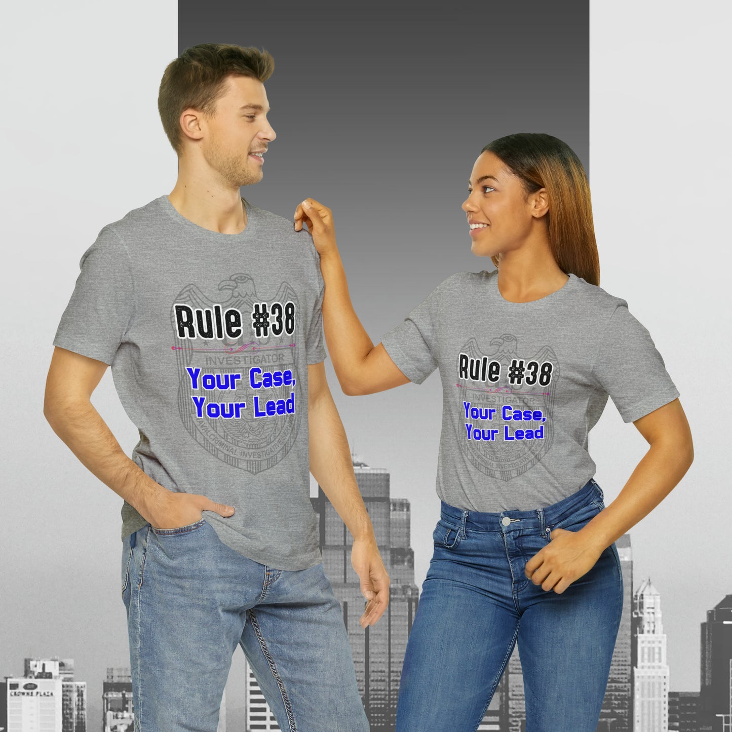 Rules of Gibbs #38 Your Case, Your Lead Unisex Jersey Short Sleeve Tee