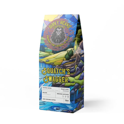 Squatch's Swagger: Get Bold with Bitterroot Dark French Roast