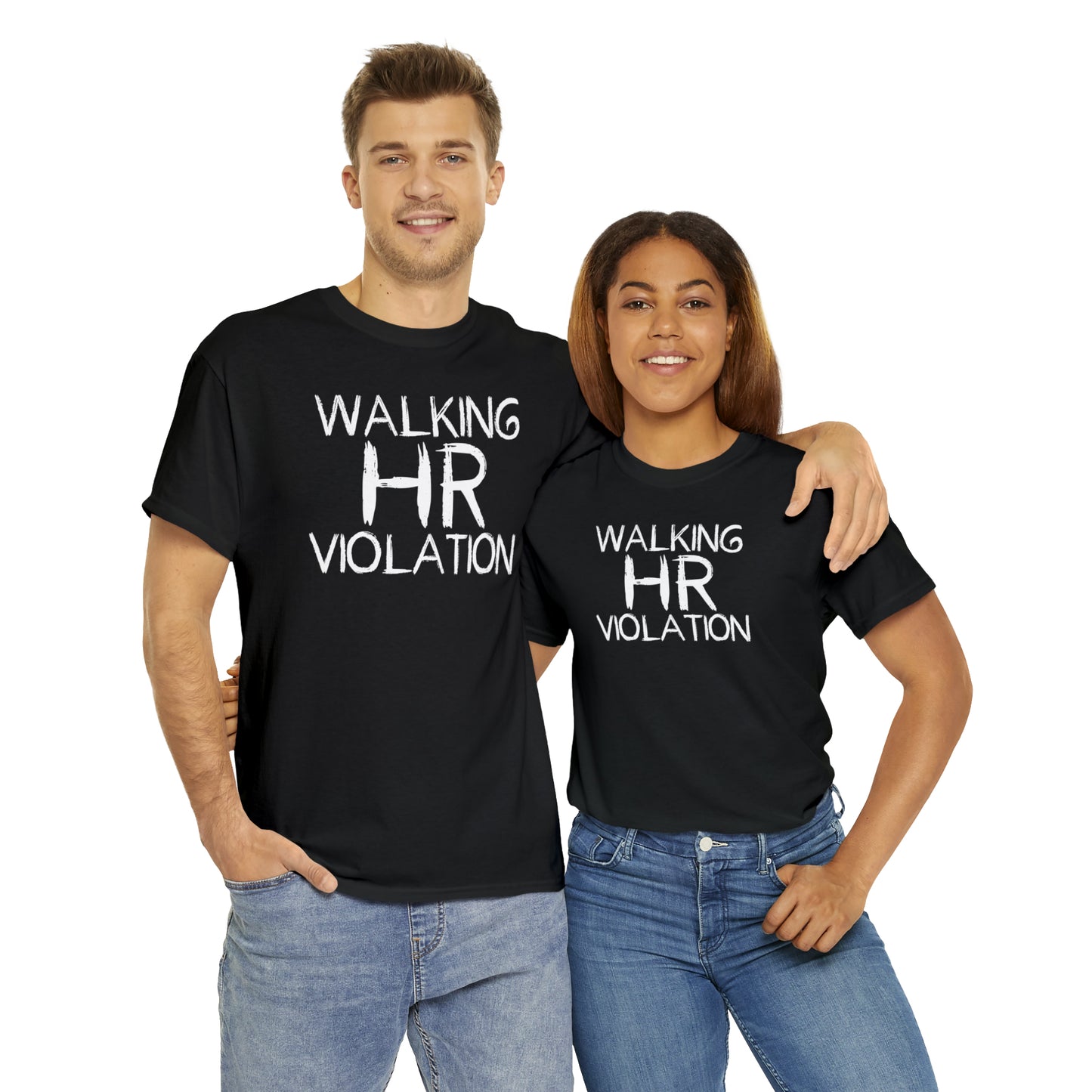 Walking HR Violation Unisex Heavy Cotton Tee