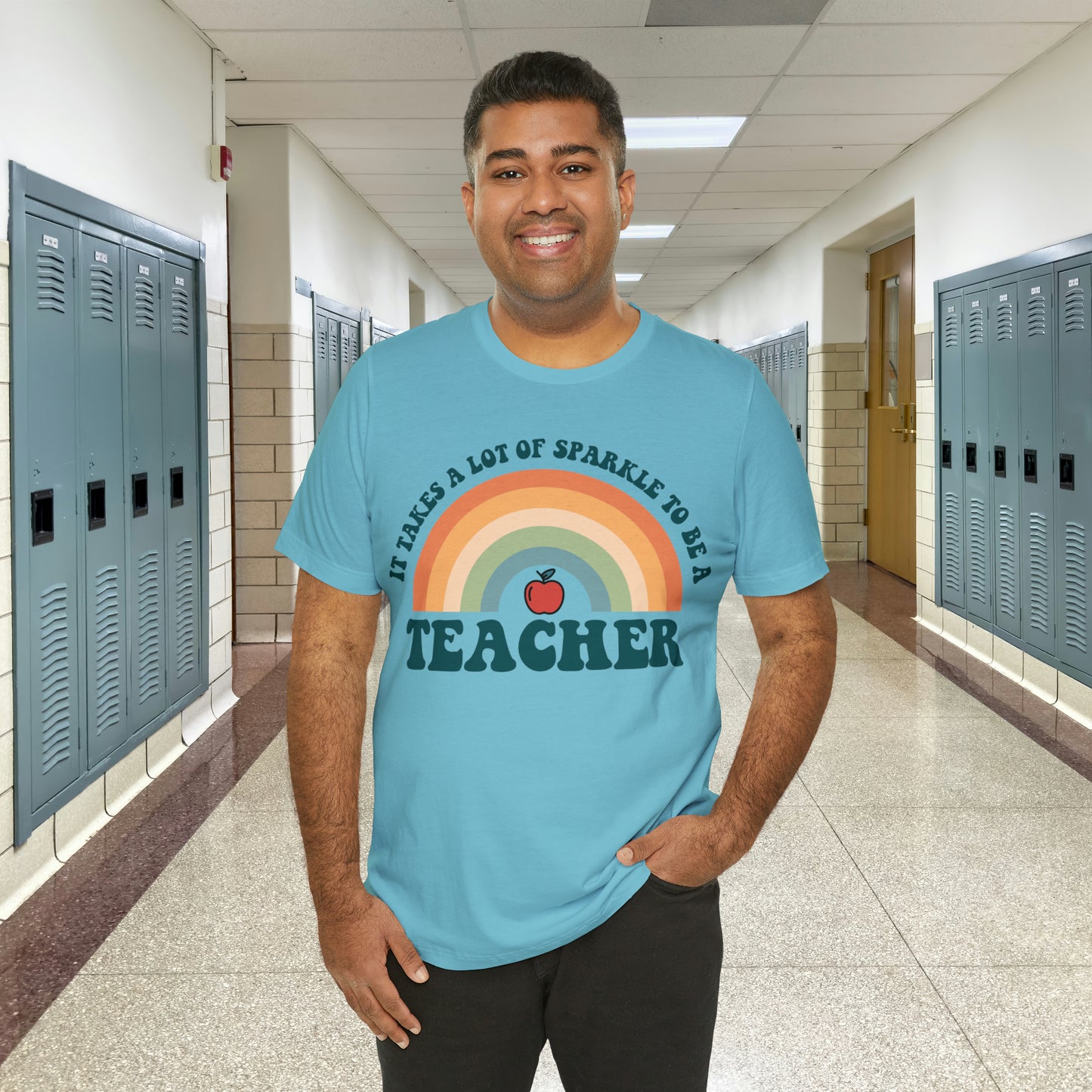 It takes alot of Sparkle to be a Teacher Unisex Jersey Short Sleeve Tee