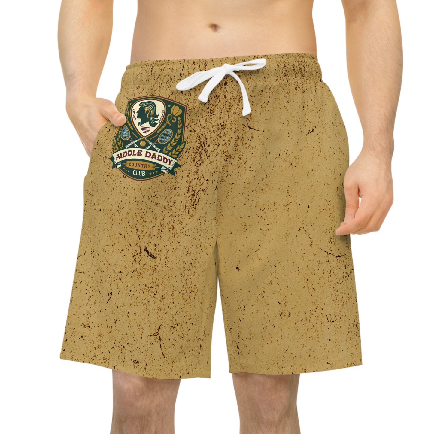 Paddle Daddy Country Club™ Athletic Long Shorts Prestige in Motion