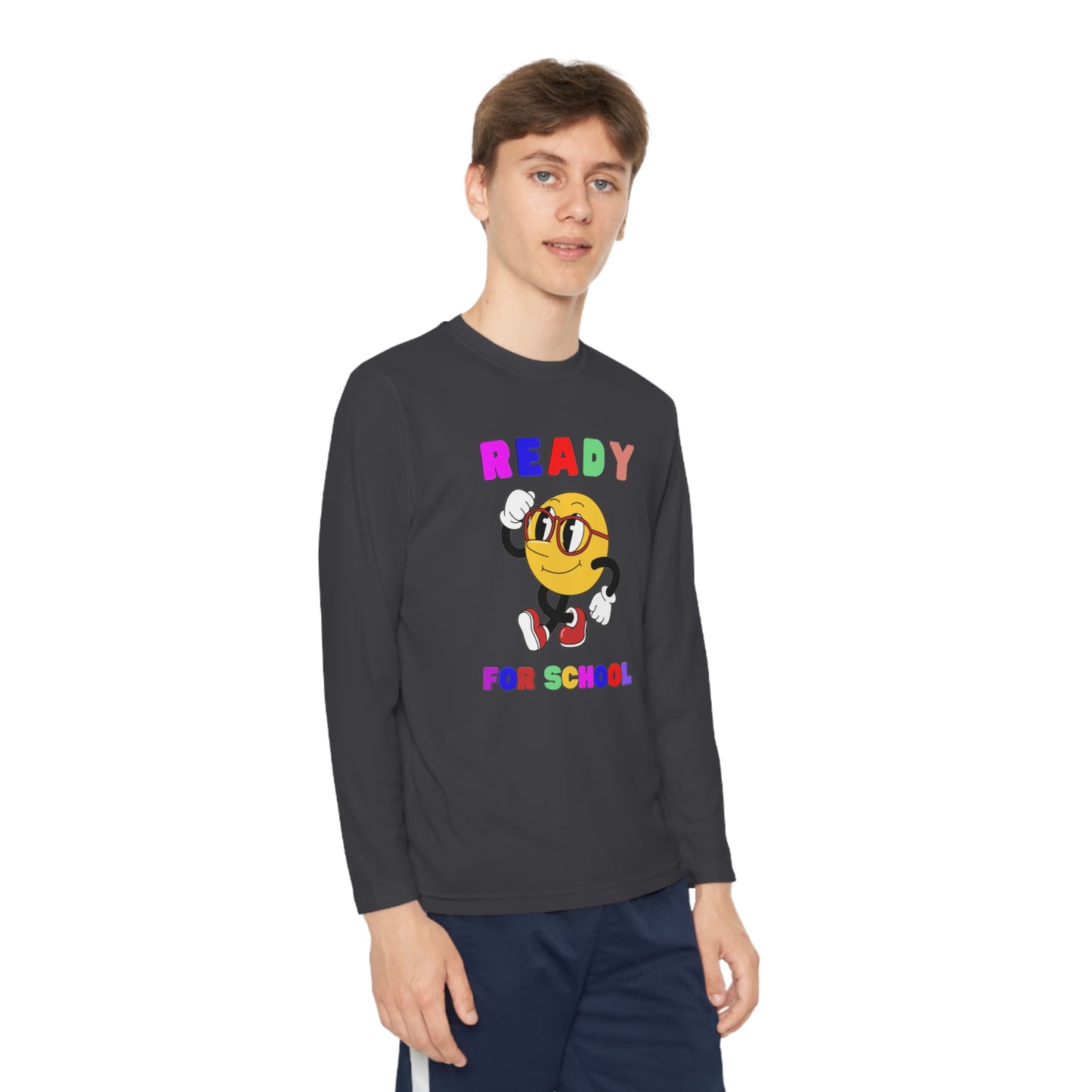 Ready For School Youth Long Sleeve Competitor Tee