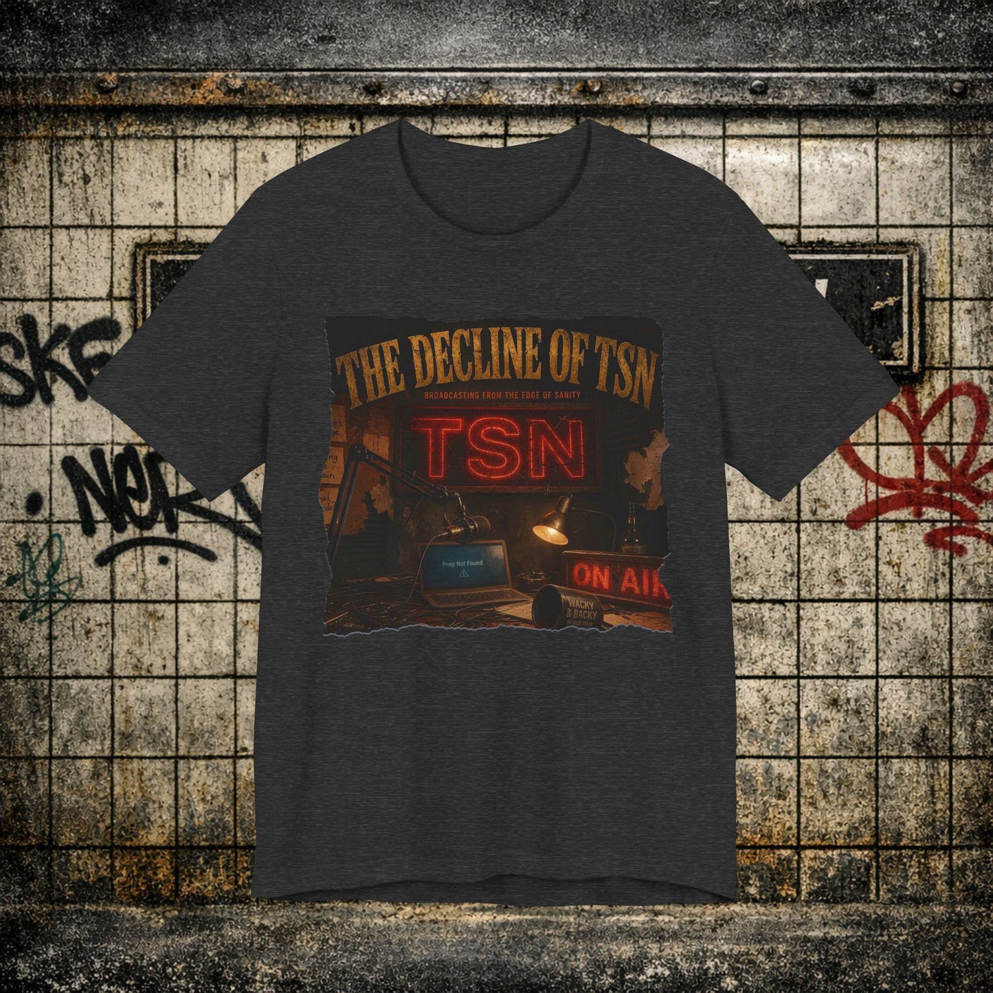 The Decline of TSN "On Air" Vintage Radio Tee