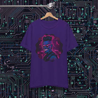 The Future is now Cyber Punk Guy Unisex Jersey Short Sleeve Tee