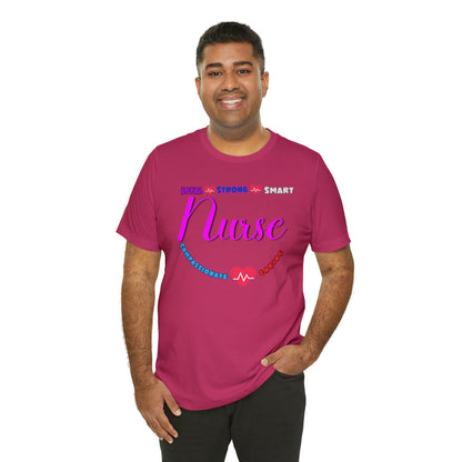 Comfy and Cozy Nurse Bella+Canvas 3001 Jersey T-Shirt: Perfect Gift for Nurses and Nursing Students, Soft Fabric, Various Sizes Available
