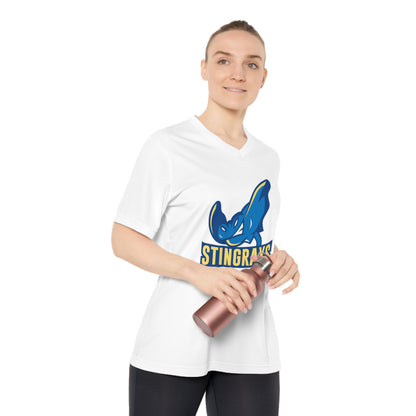 Custom Name, Women's Performance V-Neck T-Shirt