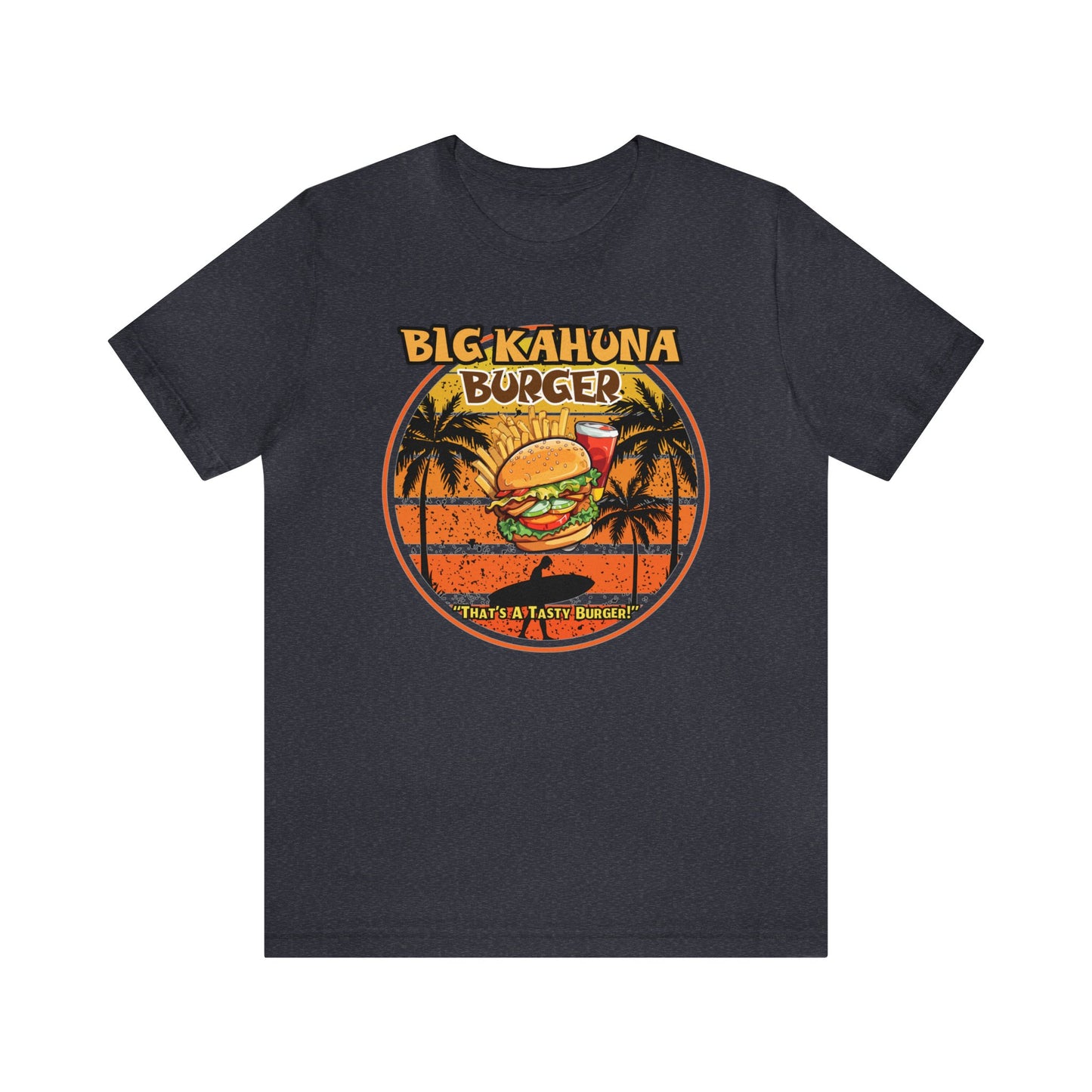 Big Kahuna Burger Unisex Jersey Tee Burger Lover's Tee, Unisex Box of Joy, Hilarious Graphic Shirt, Movie Magic Apparel