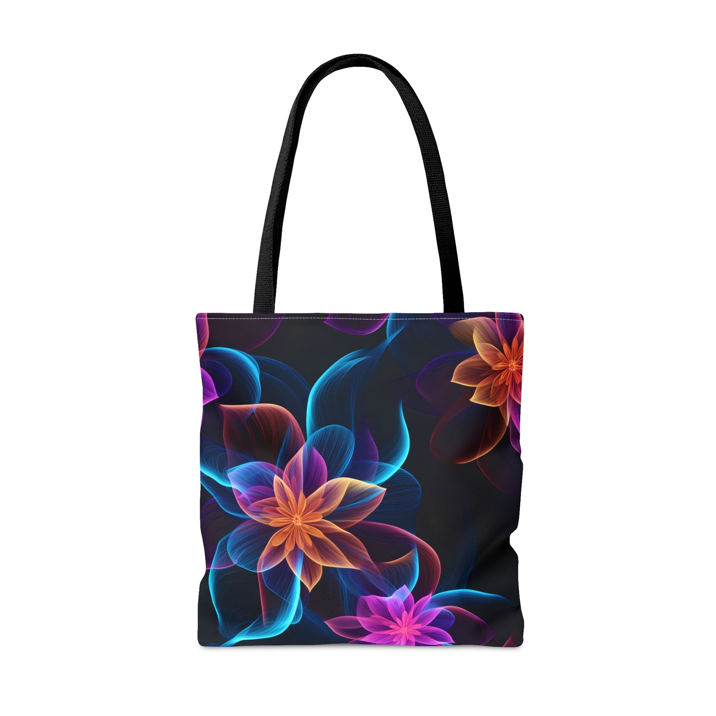 Chic Neon Garden All Over Print Tote Bag