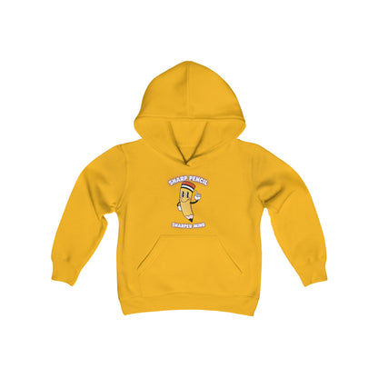Sharp Pencil Sharper Mind Youth Heavy Blend Hooded Sweatshirt