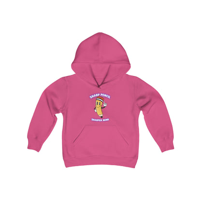 Sharp Pencil Sharper Mind Youth Heavy Blend Hooded Sweatshirt
