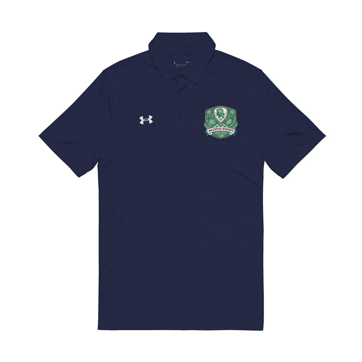 Paddle Daddy Country Club Embroidered Performance Polo Shirt - Stylish Athletic Wear for Men, Casual Outings, Work Events, Golf,