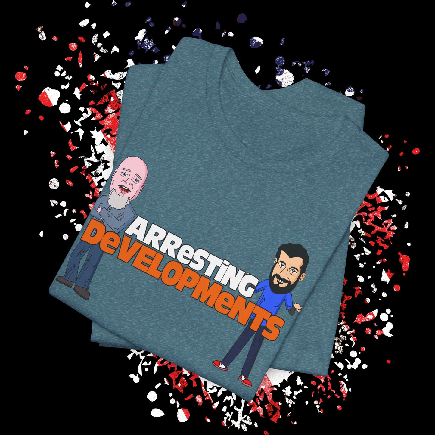 Arresting Developments Tee - Unisex Jersey Short Sleeve Shirt, Funny Graphic Tee, Gift for Detectives, Crime Show Lovers, Casual Wear