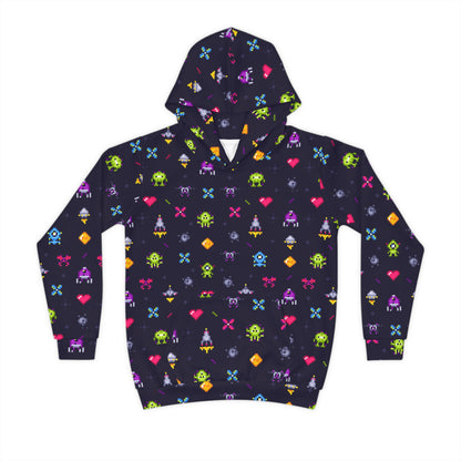 Alien Arcade Children's Hoodie (AOP)