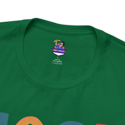 Colorful Good Vibes Only Unisex Jersey Short Sleeve Tee