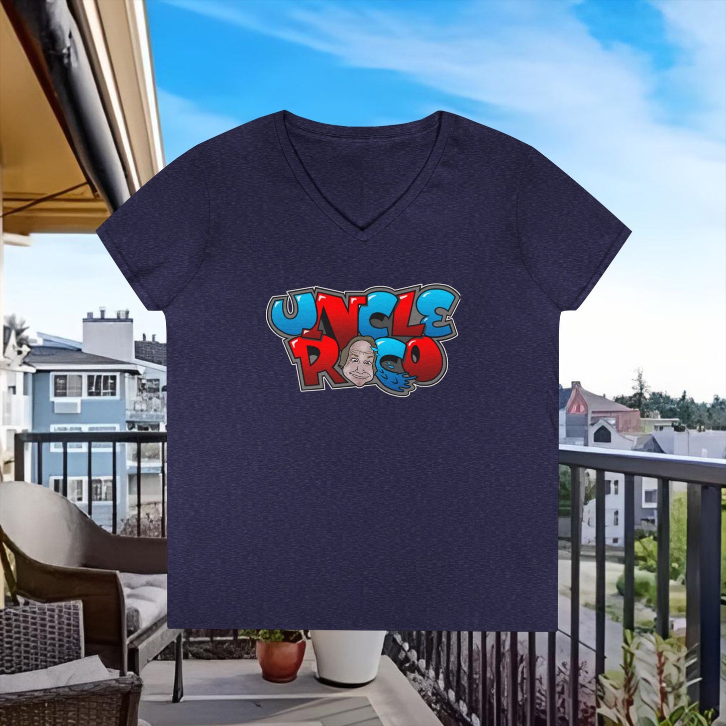 The Uncle Rico Show Lady Dabblers Special Edition Ladies' V-Neck T-Shirt