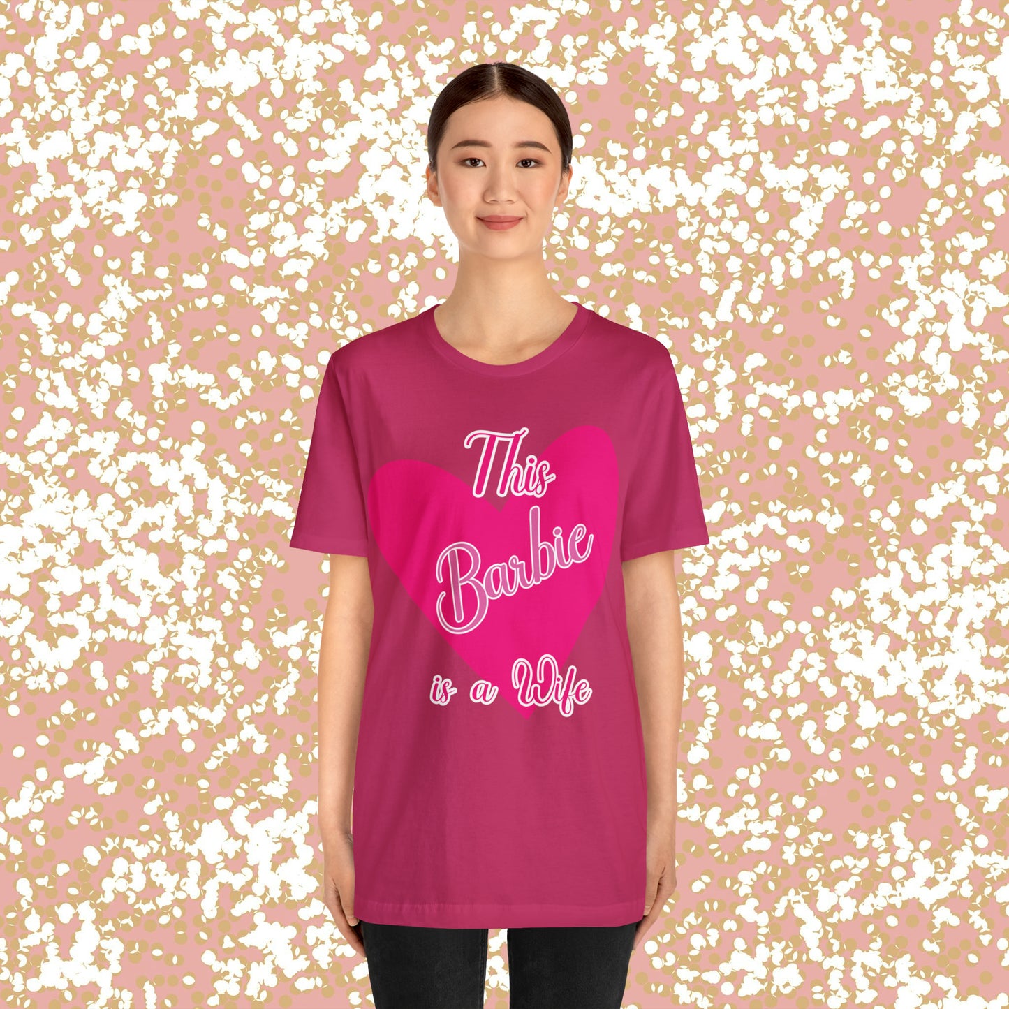 This Barbie is a Wife Unisex Jersey Short Sleeve Tee Gifts for her