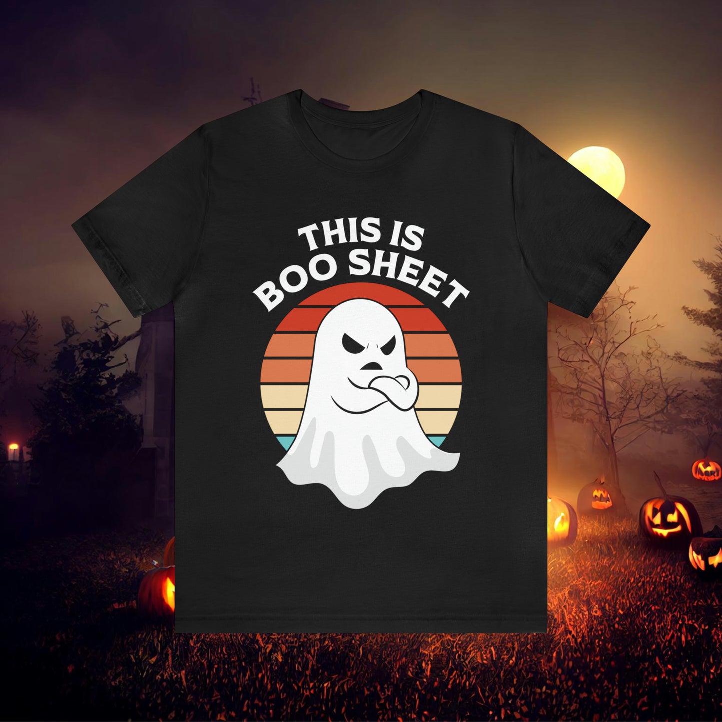 This is Boo Sheet Halloween Unisex Jersey Short Sleeve Tee Gifts for Her Gifts for Him