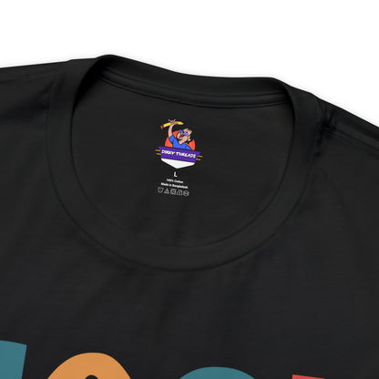 Colorful Good Vibes Only Unisex Jersey Short Sleeve Tee