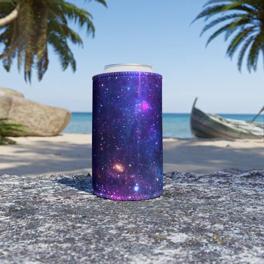 Purple Beyond the Stars Outer Space Out of this World Stubby Cooler