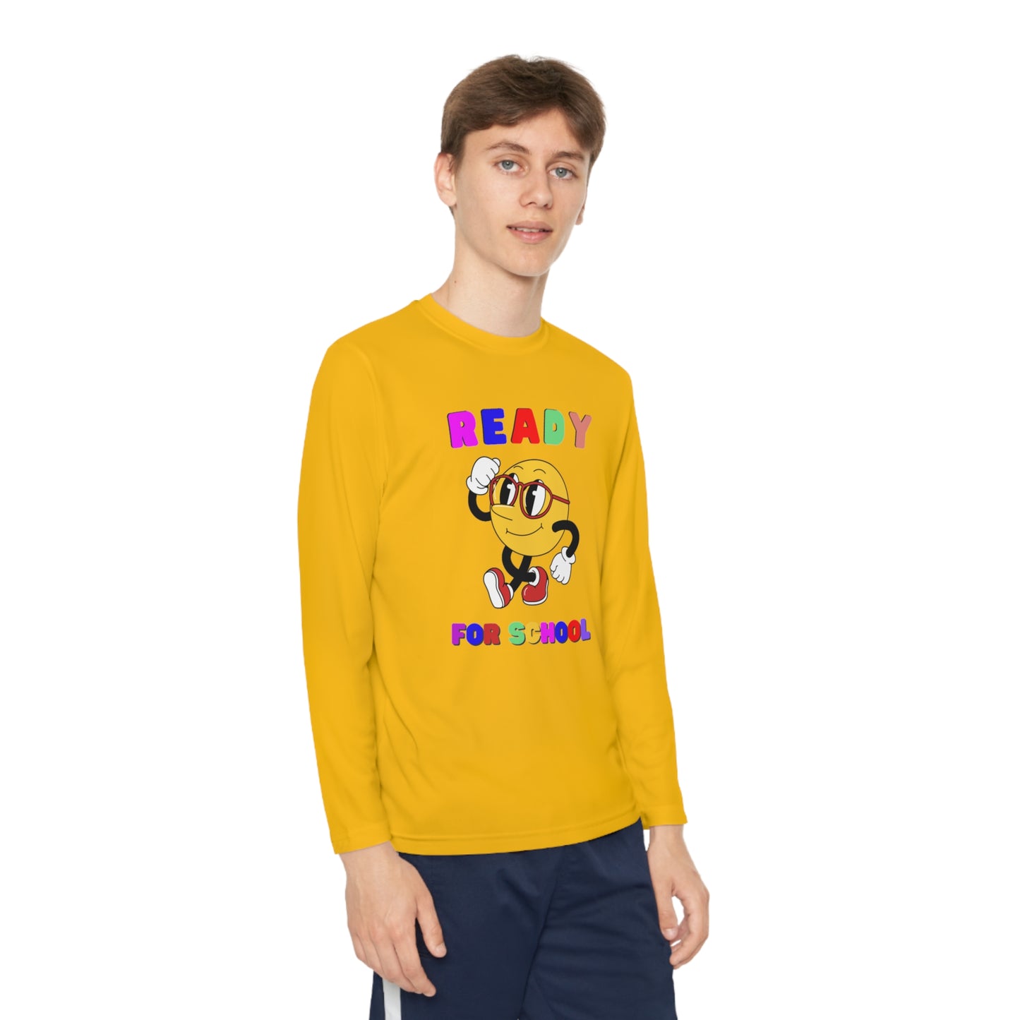 Ready For School Youth Long Sleeve Competitor Tee