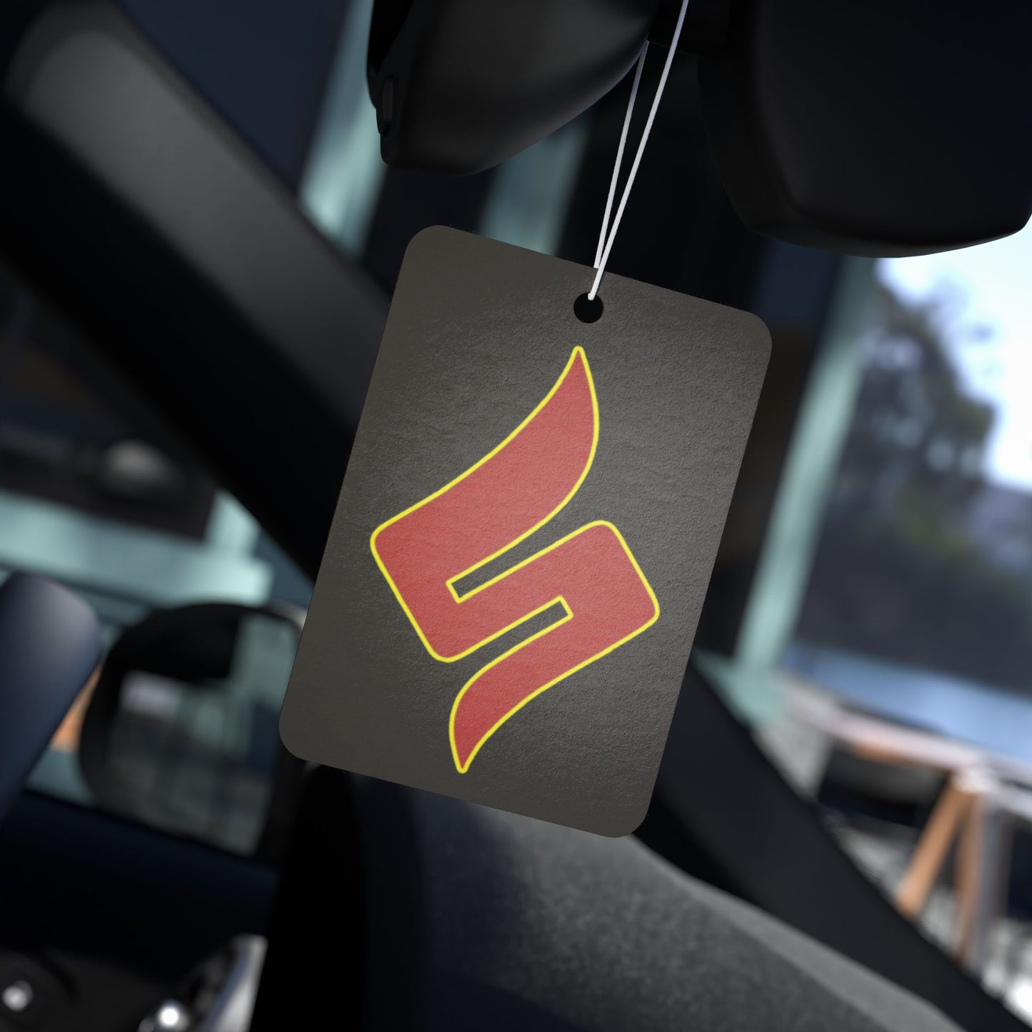 “Shuli Logo Air Freshener — For Cars That Smell Like Hot Takes”