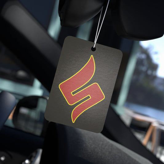 “Shuli Logo Air Freshener — For Cars That Smell Like Hot Takes”