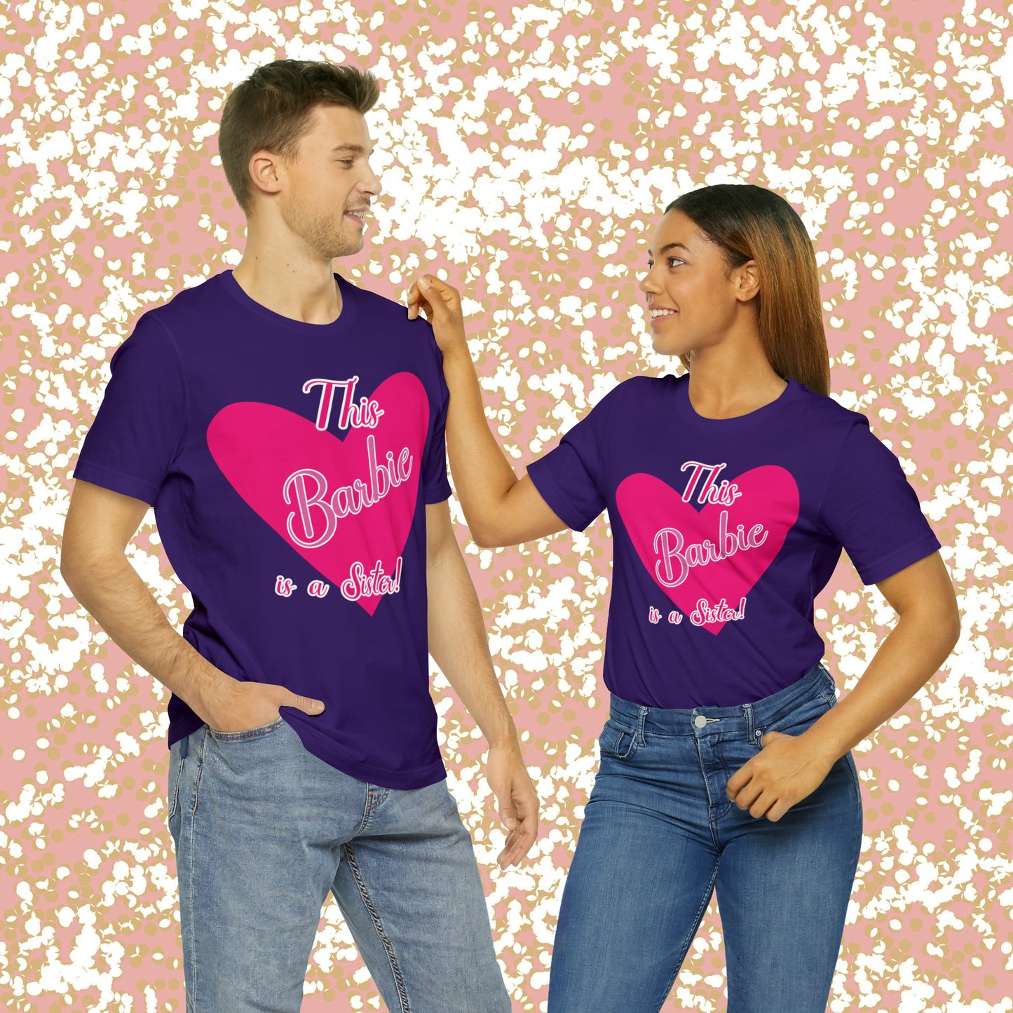 This Barbie Is a Sister Unisex Jersey Short Sleeve Tee Gifts for her