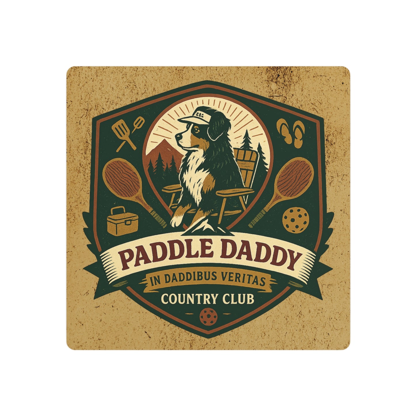 Paddle Daddy Country Club™ Metal Art Sign The Chloe Edition