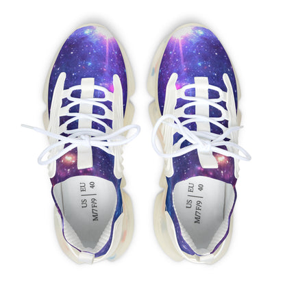 Purple Beyond the Stars Outer Space Out of this World Women's Mesh Sneakers