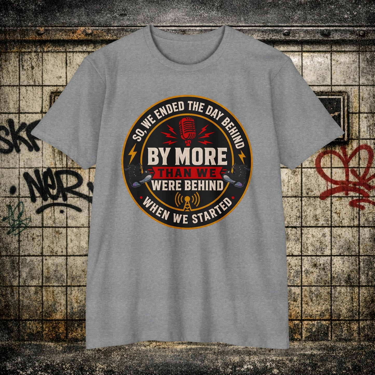 “Minnesota Mic‑Pretender Tee — Built Tougher Than His Radio Act”