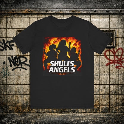 Shuli’s Angels: Operation Laugh & Disorder Graphic Tee — Retro Silhouette Vibe Shirt